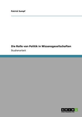 Die Rolle Von Politik in Wissensgesellschaften