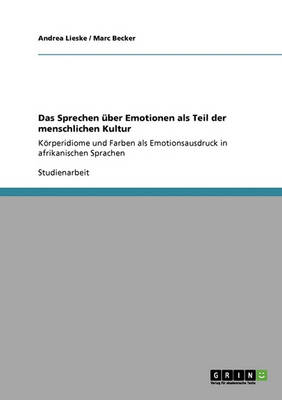 Das Sprechen ber Emotionen ALS Teil Der Menschlichen Kultur