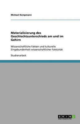 Materialisierung Des Geschlechtsunterschieds Am Und Im Gehirn