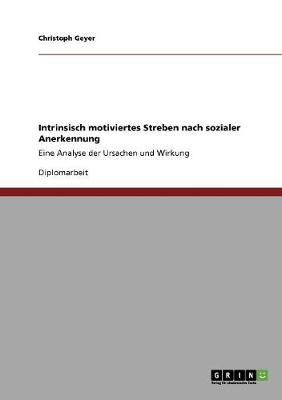 Intrinsisch Motiviertes Streben Nach Sozialer Anerkennung