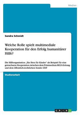 Welche Rolle Spielt Multimediale Kooperation F r Den Erfolg Humanit rer Hilfe?
