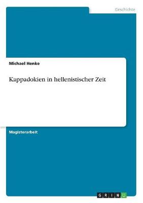 Kappadokien in Hellenistischer Zeit