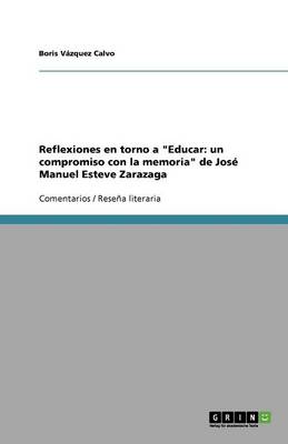 Reflexiones En Torno a Educar