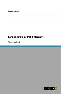 Landeskunde Im Daf-Unterricht