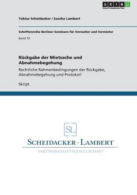 R ckgabe Der Mietsache Und Abnahmebegehung