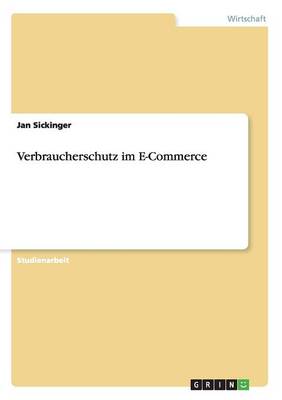 Verbraucherschutz Im E-Commerce