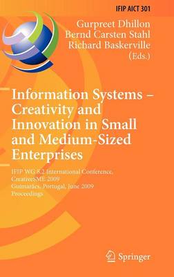Information Systems -- Creativity and Innovation in Small and Medium-Sized Enterprises