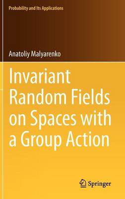 Invariant Random Fields on Spaces with a Group Action