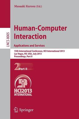 Human-Computer Interaction: Applications and Services