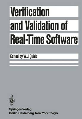 Verification and Validation of Real-Time Software