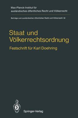 Staat und Völkerrechtsordnung