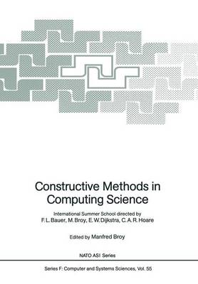 Constructive Methods in Computing Science