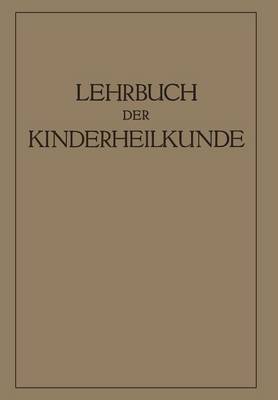 Lehrbuch der Kinderheilkunde