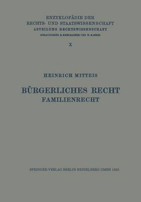 Bürgerliches Recht Familienrecht