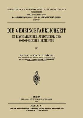 Die Gemeingefährlichkeit