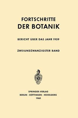 Bericht über das Jahr 1959