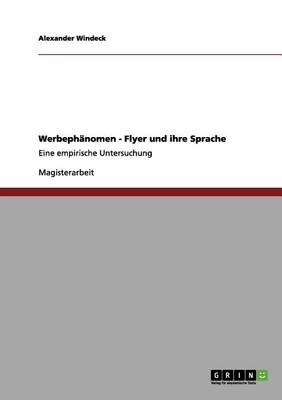 Werbeph nomen - Flyer Und Ihre Sprache