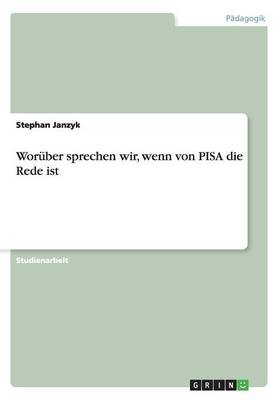 Wor ber Sprechen Wir, Wenn Von Pisa Die Rede Ist