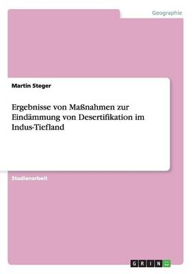 Ergebnisse Von Ma nahmen Zur Eind mmung Von Desertifikation Im Indus-Tiefland