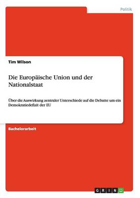 Die Europaische Union Und Der Nationalstaat