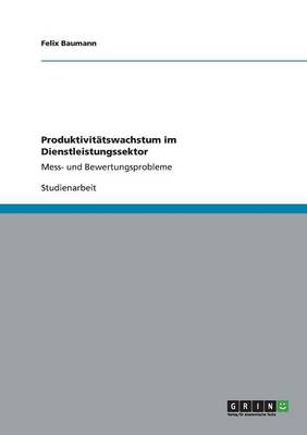 Produktivit tswachstum Im Dienstleistungssektor