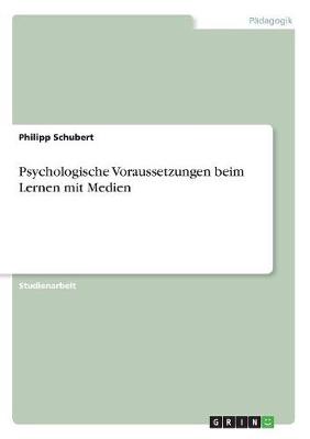 Psychologische Voraussetzungen Beim Lernen Mit Medien