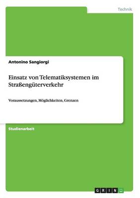 Einsatz Von Telematiksystemen Im Stra eng terverkehr