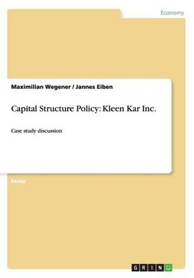 Capital Structure Policy