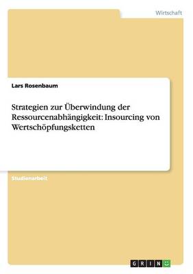 Strategien Zur berwindung Der Ressourcenabh ngigkeit