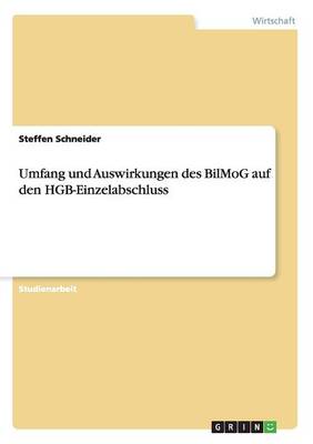 Umfang Und Auswirkungen Des Bilmog Auf Den Hgb-Einzelabschluss