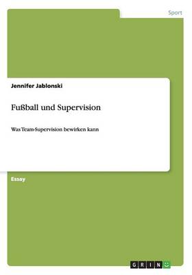 Fu ball Und Supervision