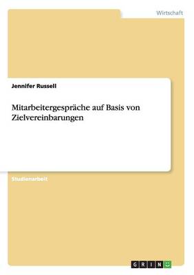 Mitarbeitergesprache Auf Basis Von Zielvereinbarungen
