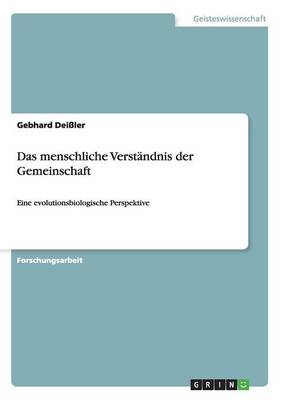 Das Menschliche Verstï¿½ndnis Der Gemeinschaft