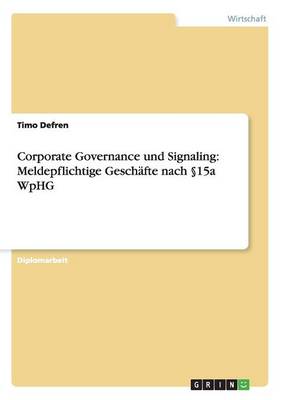 Corporate Governance Und Signaling