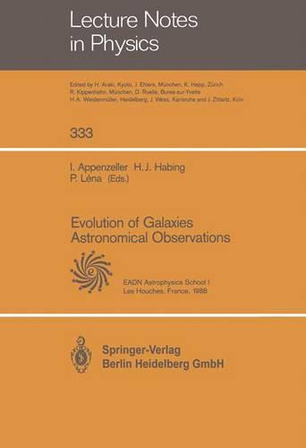 Evolution of Galaxies Astronomical Observations