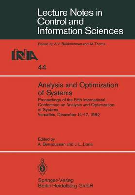 Analysis and Optimization of Systems