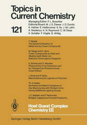 Host Guest Complex Chemistry III