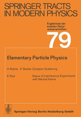 Elementary Particle Physics