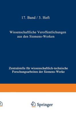 Wissenschaftliche Veröffentlichungen aus den Siemens-Werken