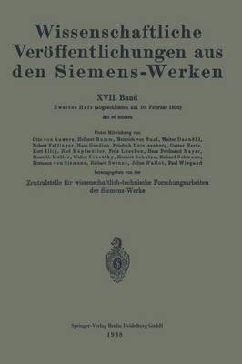 Wissenschaftliche Veröffentlichungen aus den Siemens-Werken