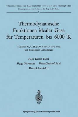 Thermodynamische Funktionen idealer Gase für Temperaturen bis 6000 °K