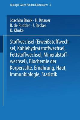 Stoffwechsel (Eiweissstoffwechsel · Kohlehydratstoffwechsel · Fettstoffwechsel · Mineralstoffwechsel) — Biochemie der Körpersäfte — Ernährung — Haut — Immunbiologie — Statistik
