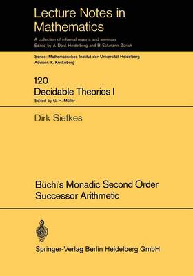 Büchi’s Monadic Second Order Successor Arithmetic