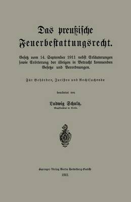 Das preußische Feuerbestattungsrecht