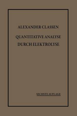 Quantitative Analyse durch Elektrolyse