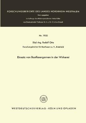 Einsatz von Bastfasergarnen in der Wirkerei