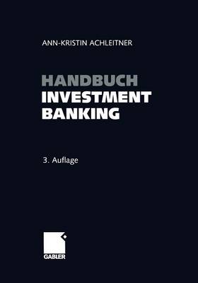 Handbuch Investment Banking