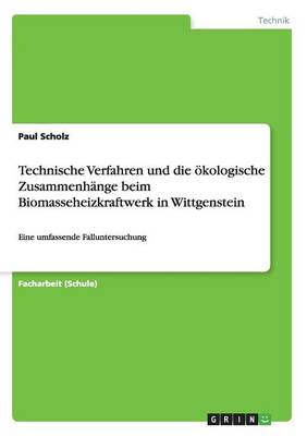 Technische Verfahren Und Die kologische Zusammenh nge Beim Biomasseheizkraftwerk in Wittgenstein