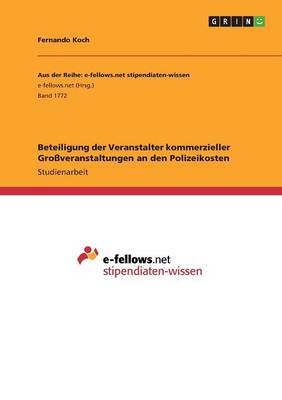 Beteiligung Der Veranstalter Kommerzieller Gro veranstaltungen an Den Polizeikosten