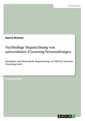 Nachhaltige Begutachtung Von Universit ren E-Learning Veranstaltungen
